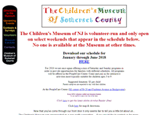 Tablet Screenshot of childrensmuseumnj.org